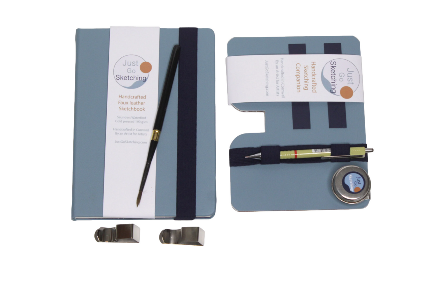 *A5 JustGoSketching Kit (No Paints) – 40 Pages + Sketching Companion Board (8×6 in)