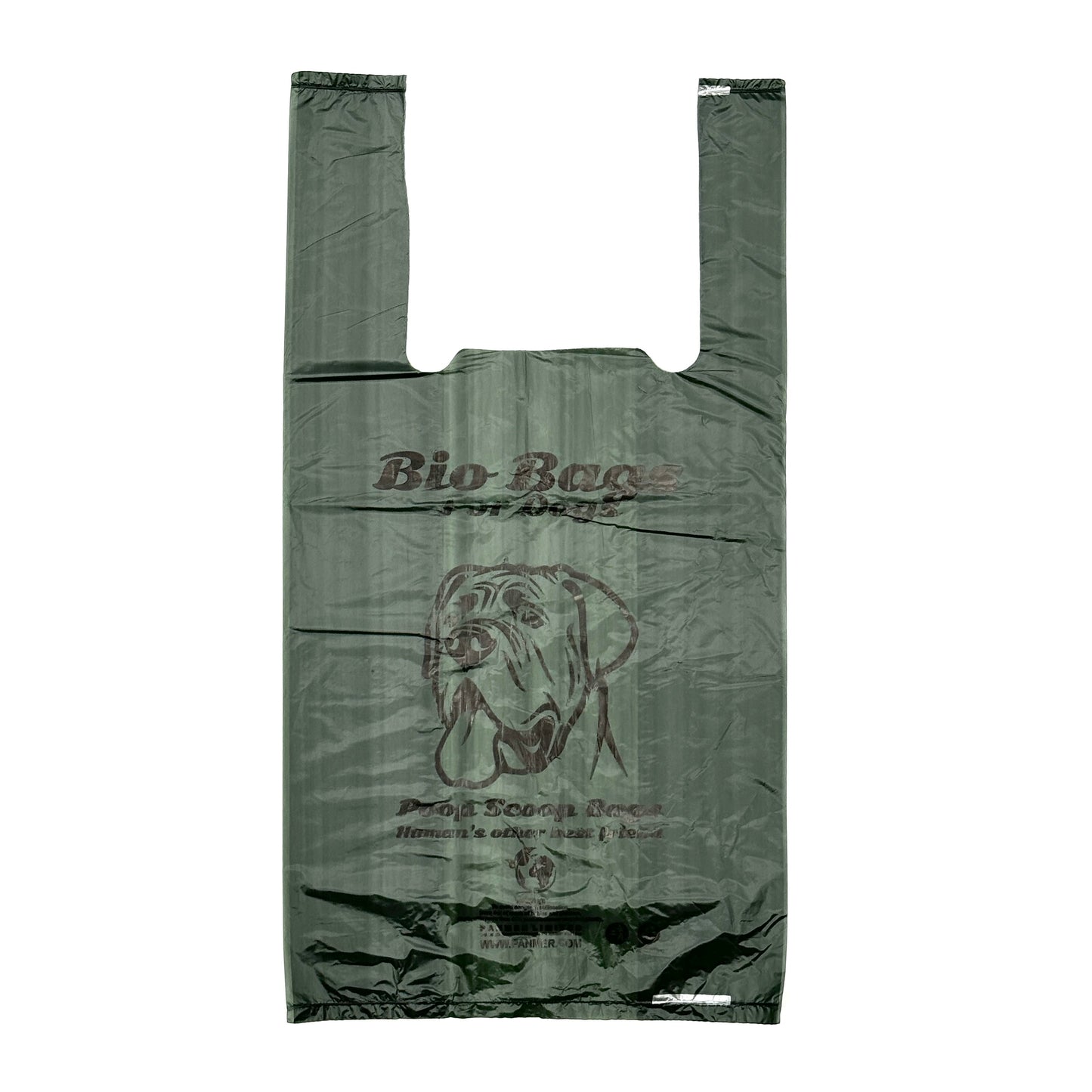 Dog Poo Bags with Handles - Biodegradable, Unscented & Leakproof - Bulk