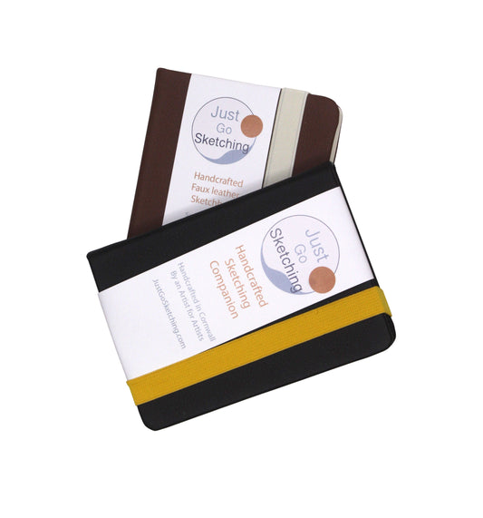 *JustGoSketching A6 Portrait Sketchbook (Inks) – 60 Pages