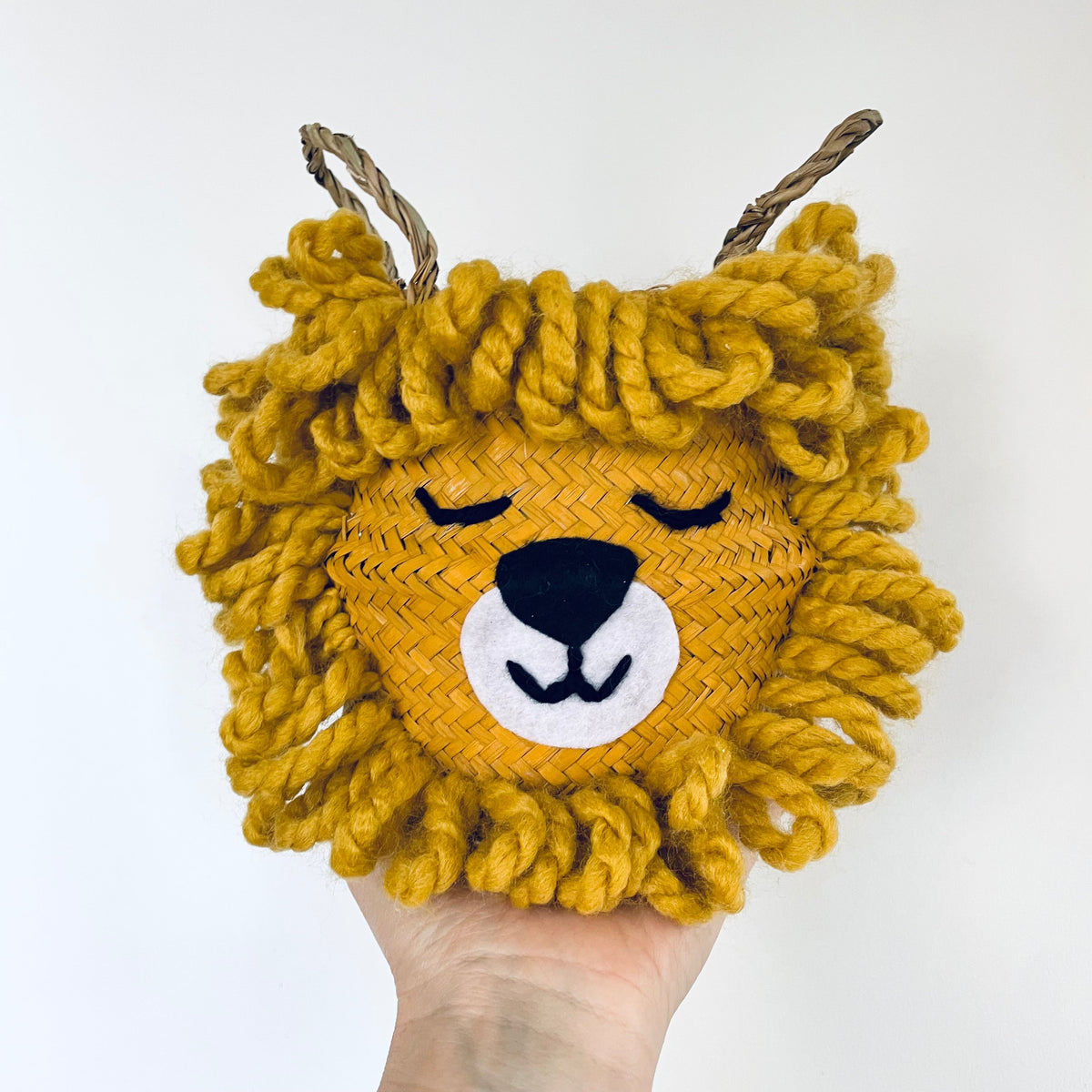 Yellow Lion Basket - Mini