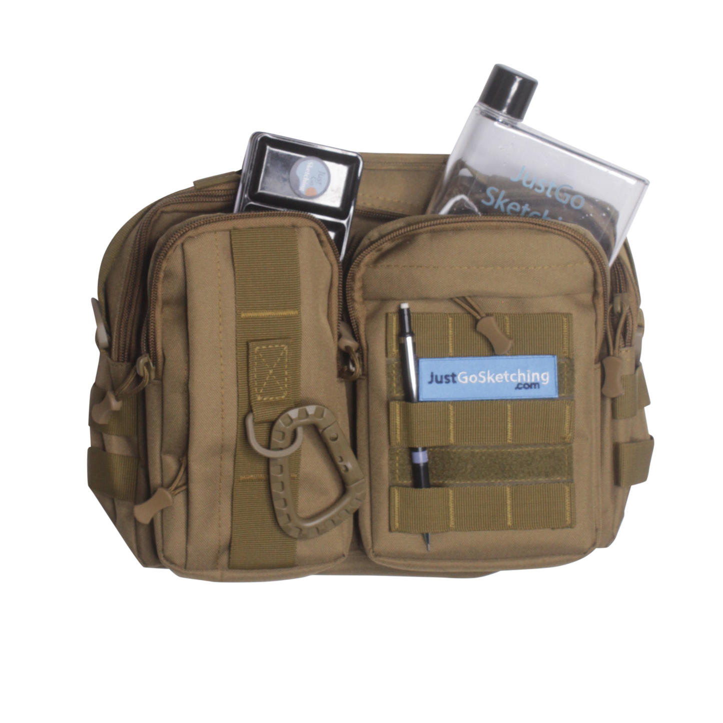 Medium Shoulder Kit Bag – Art Supply & Sketchbook Carry Bag (A5 Friendly)