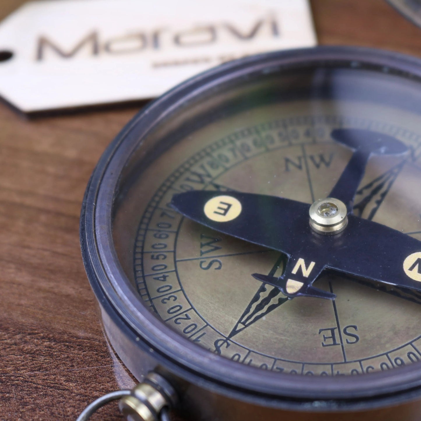 Spitfire Compass with High Flight Poem