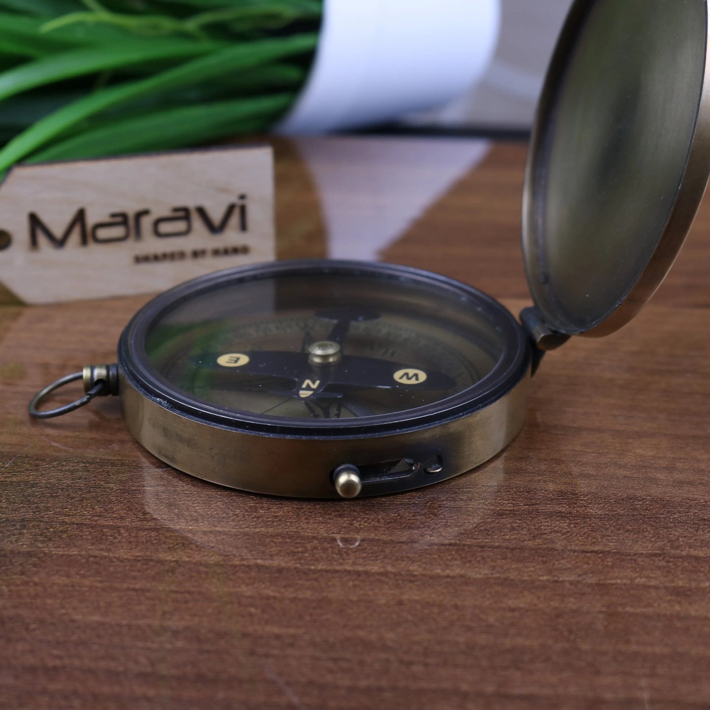 Spitfire Compass with High Flight Poem