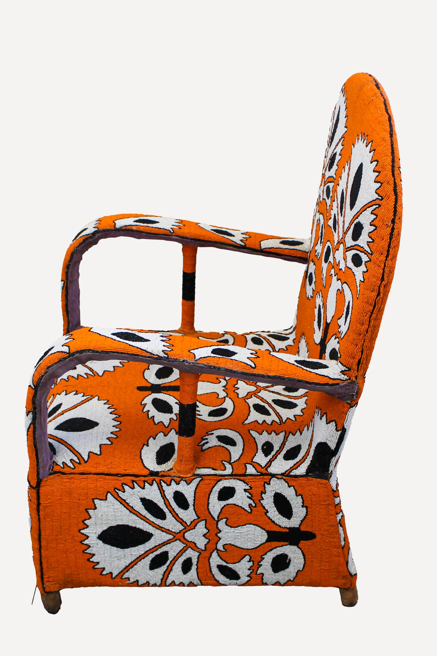 Yoruba Royal Beaded Chair 85.1