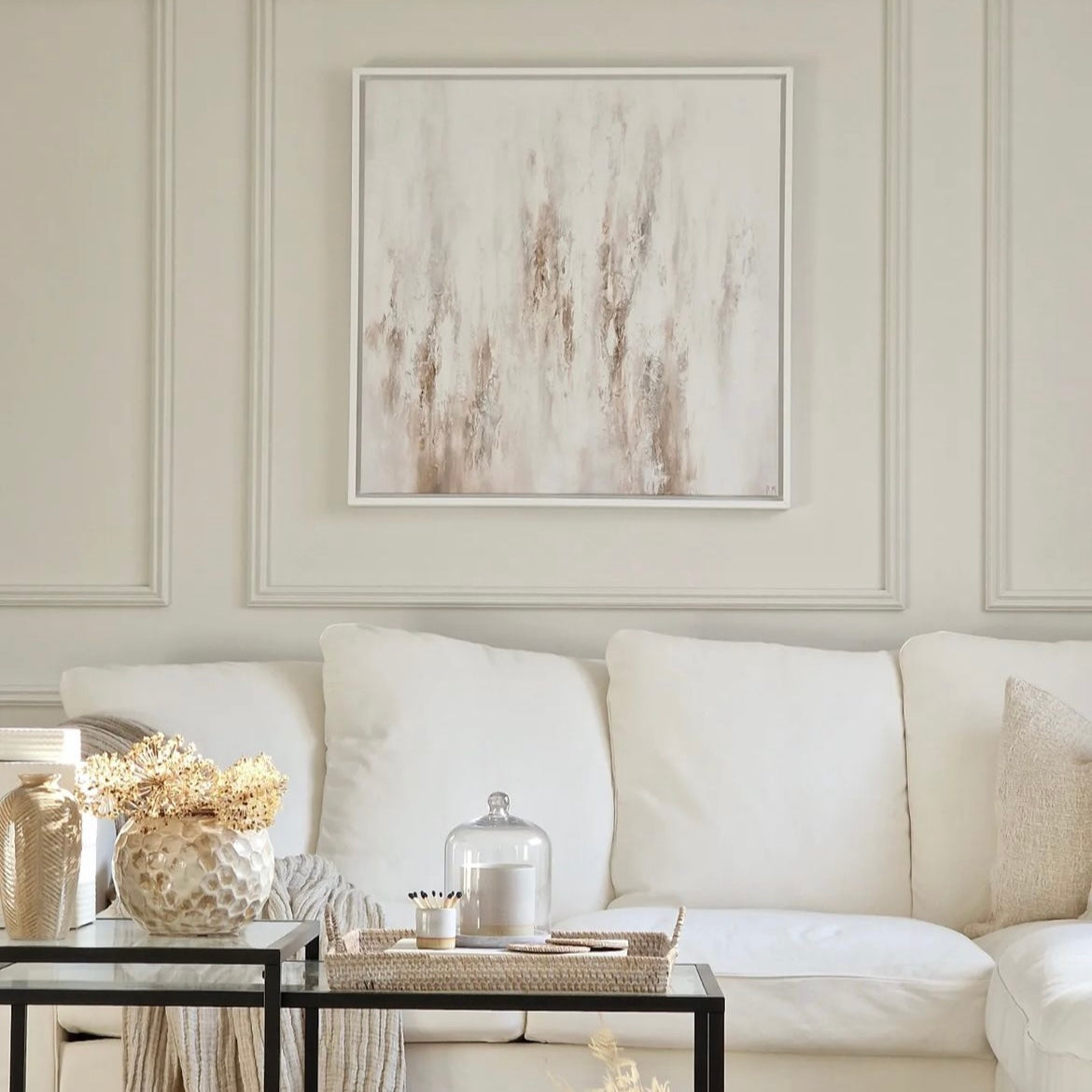 Forma Square Framed Printed Canvas