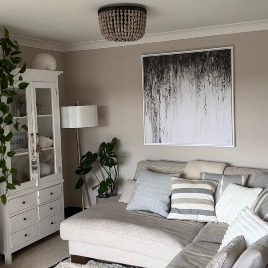 Eden Square Framed Printed Canvas