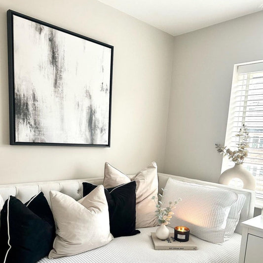 Manhattan I Square Framed Printed Canvas