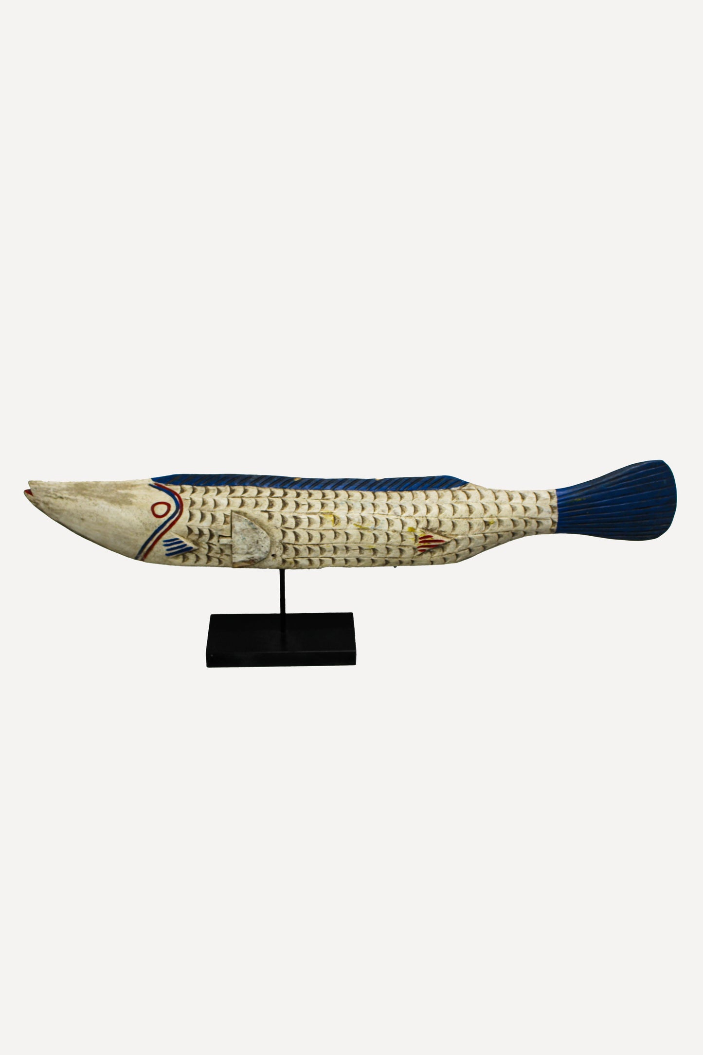 Large Bozo Puppet Fish - Mali - White 172.2