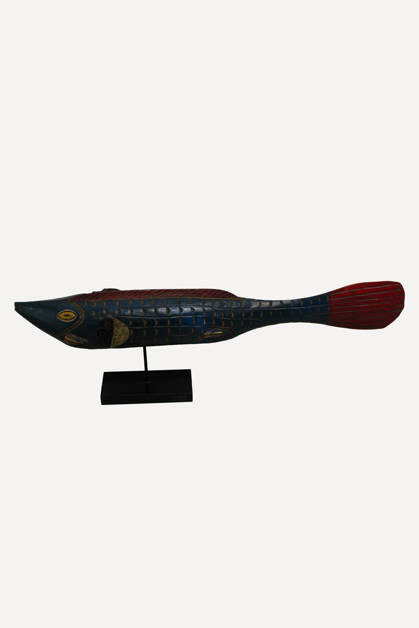 Large Bozo Puppet Fish - Mali - Blue 172.3