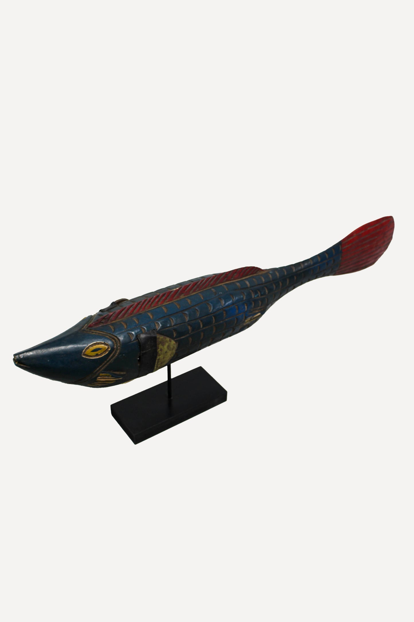Large Bozo Puppet Fish - Mali - Blue 172.3