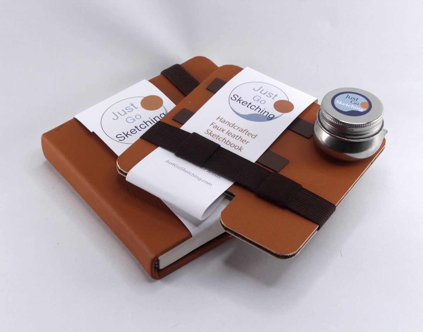 *5×5 JustGoSketching Kit (No Paints) – 40 Pages + Sketching Companion Board (Square Kit)