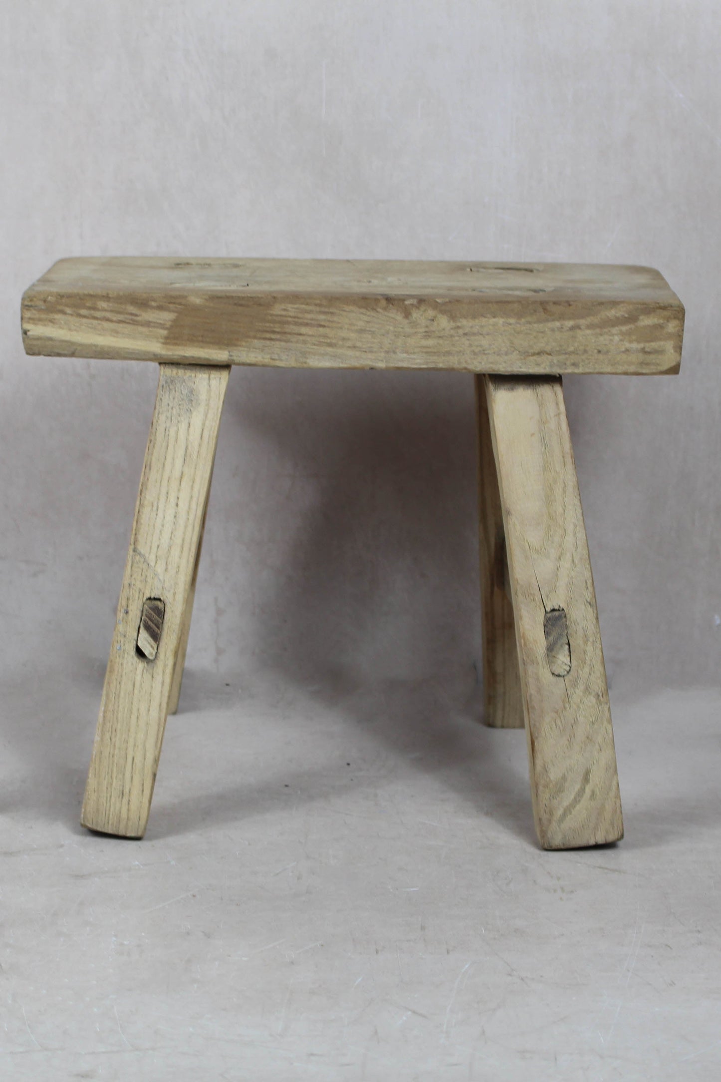 Vintage Rustic Stool Small - Elm wood - 39