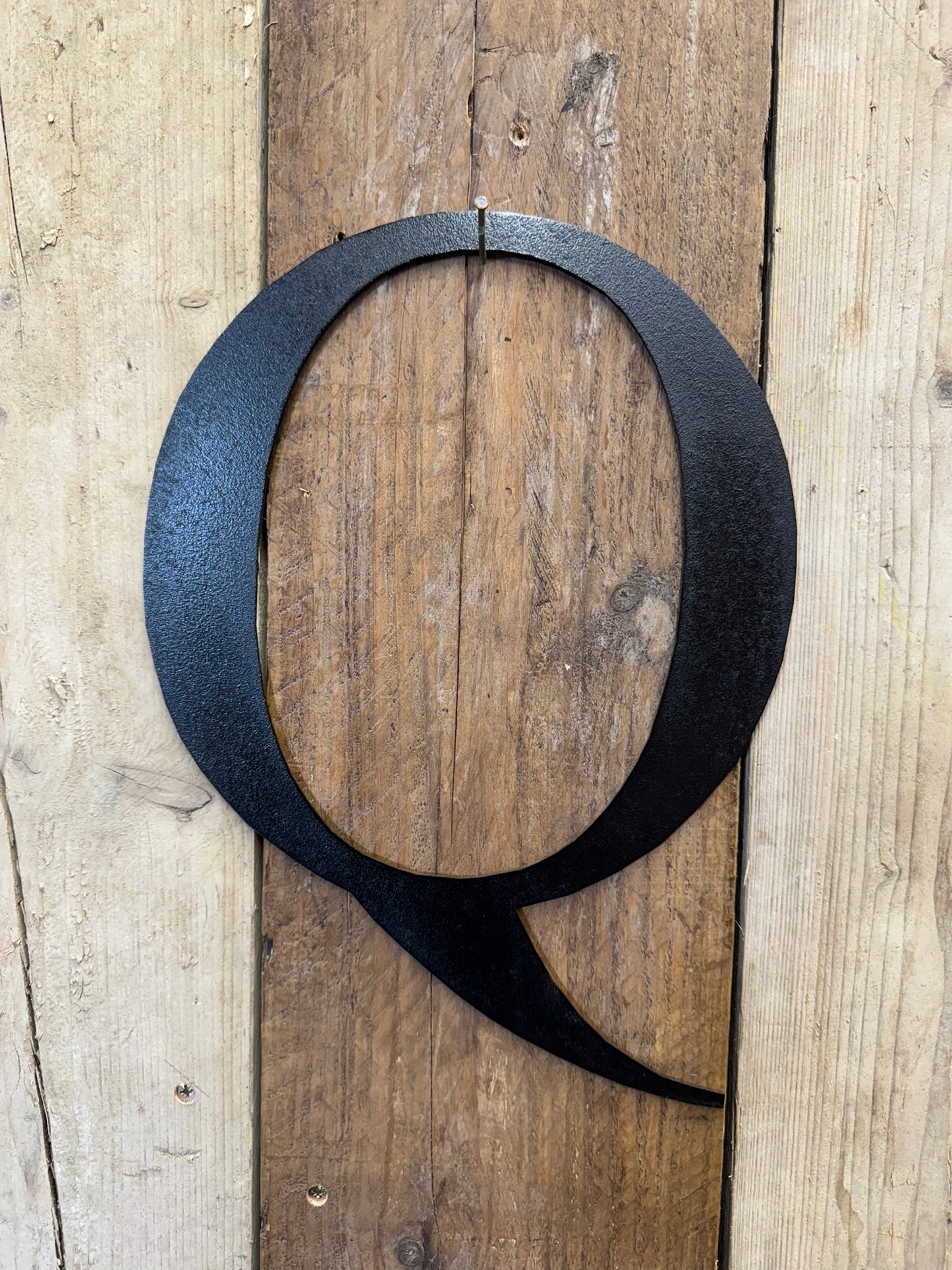 Rustic 5" or 12" Black Metal Classic Letters For  The Home And Garden