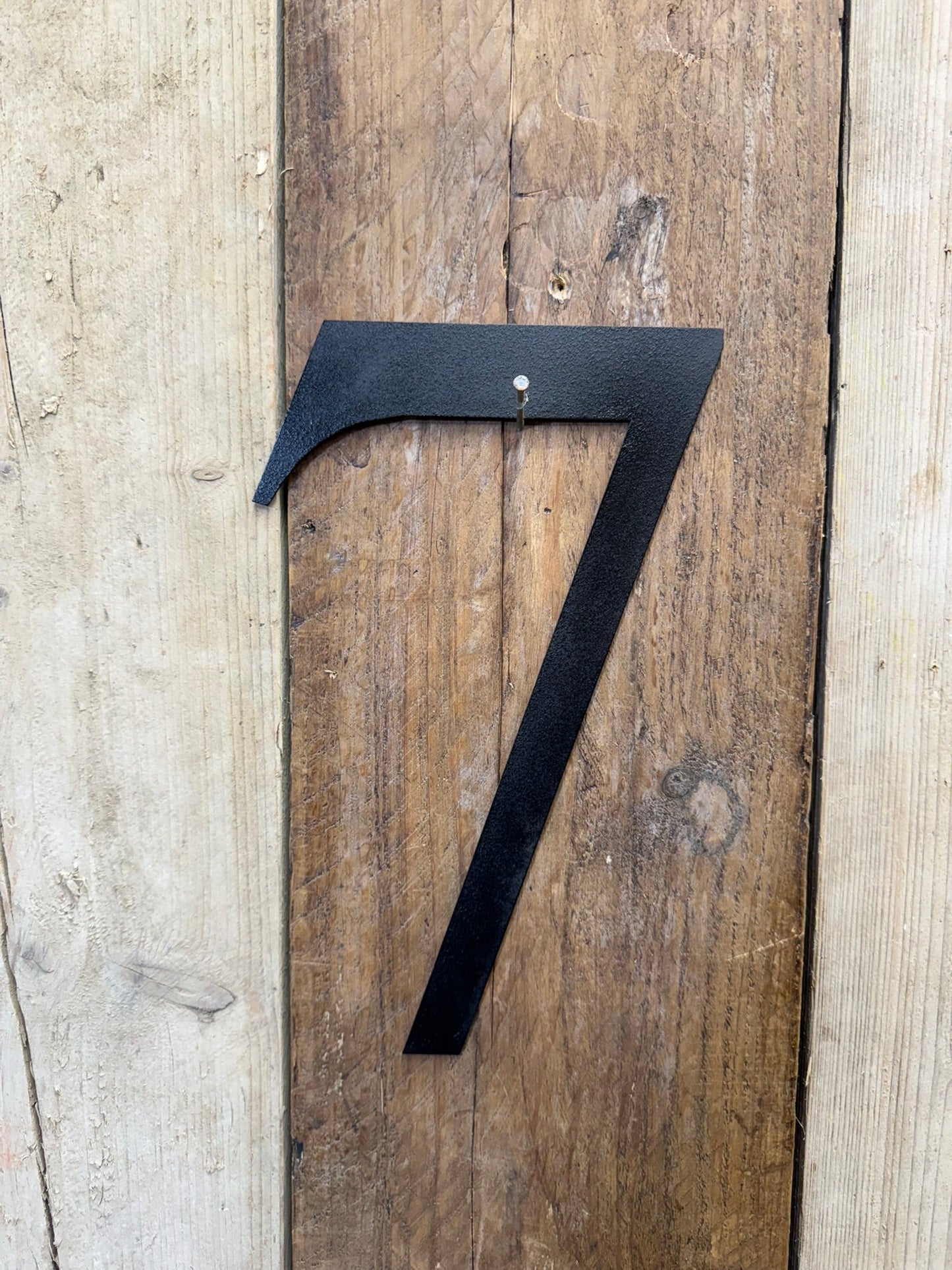 Rustic 5" or 12" Black Metal Classic Letters For  The Home And Garden