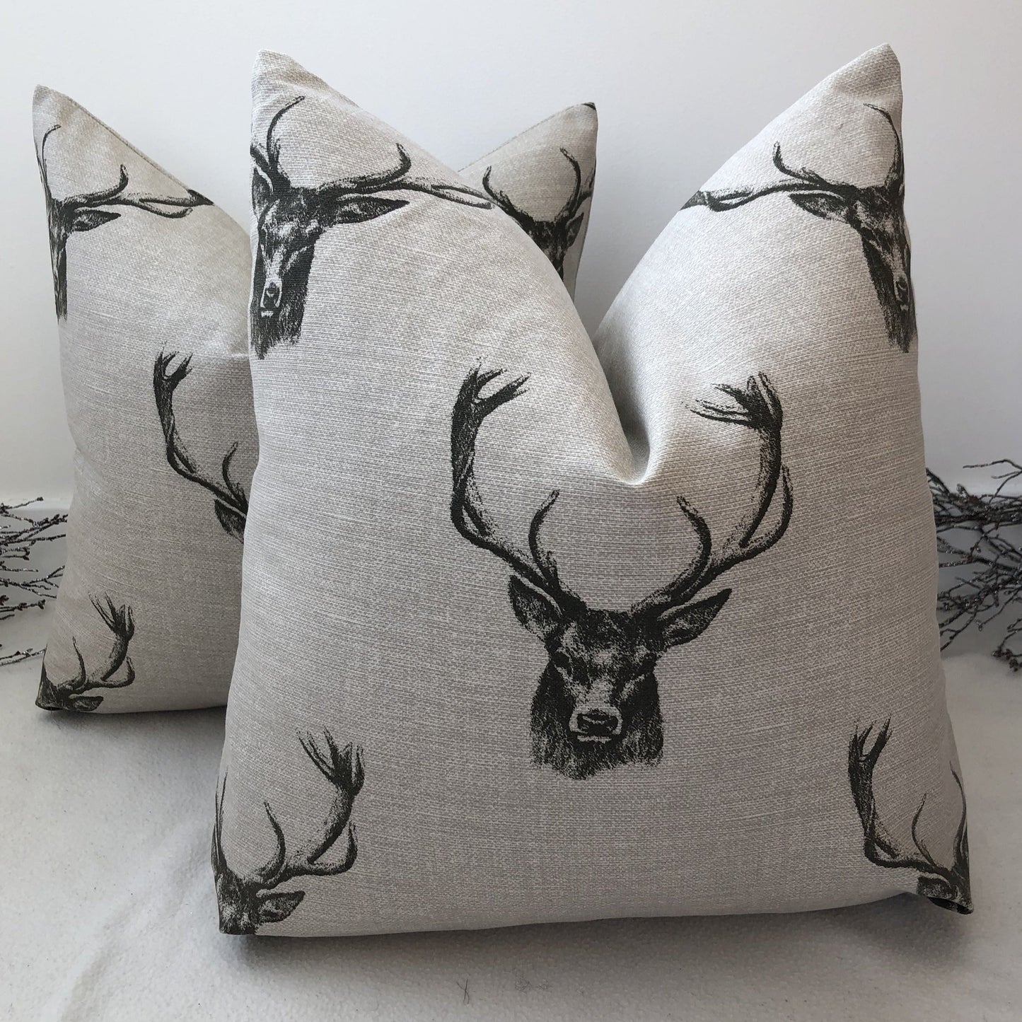 The Couture Cushion - The Beige Stag (Discontinued)
