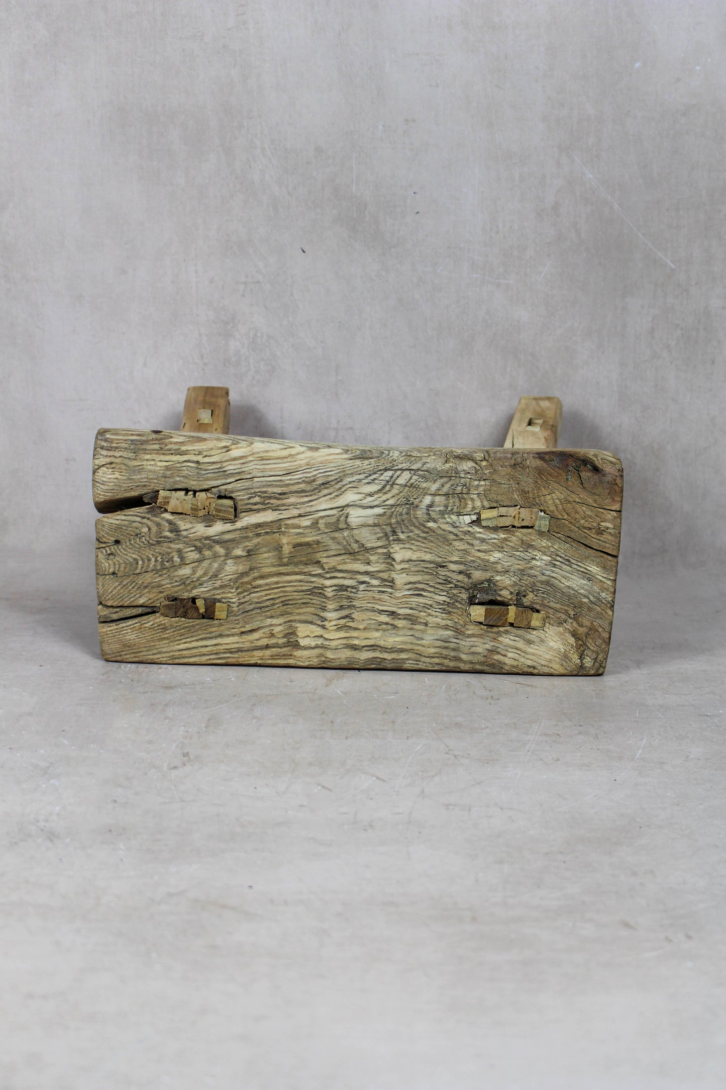 Vintage Rustic Stool Small - Elm wood - 42