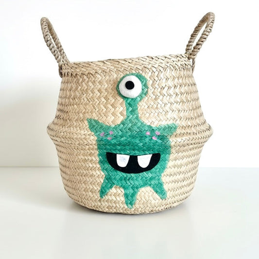 Green Alien Basket - Large