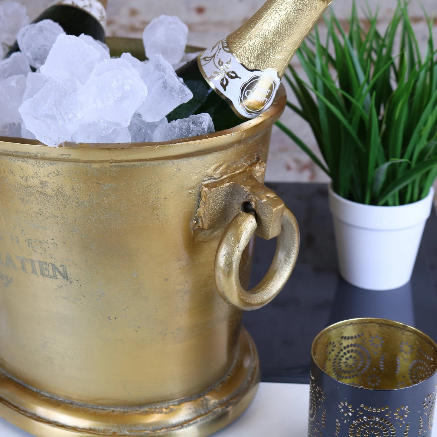 Alfred Gratien Luxury Gold Champagne Ice Bucket