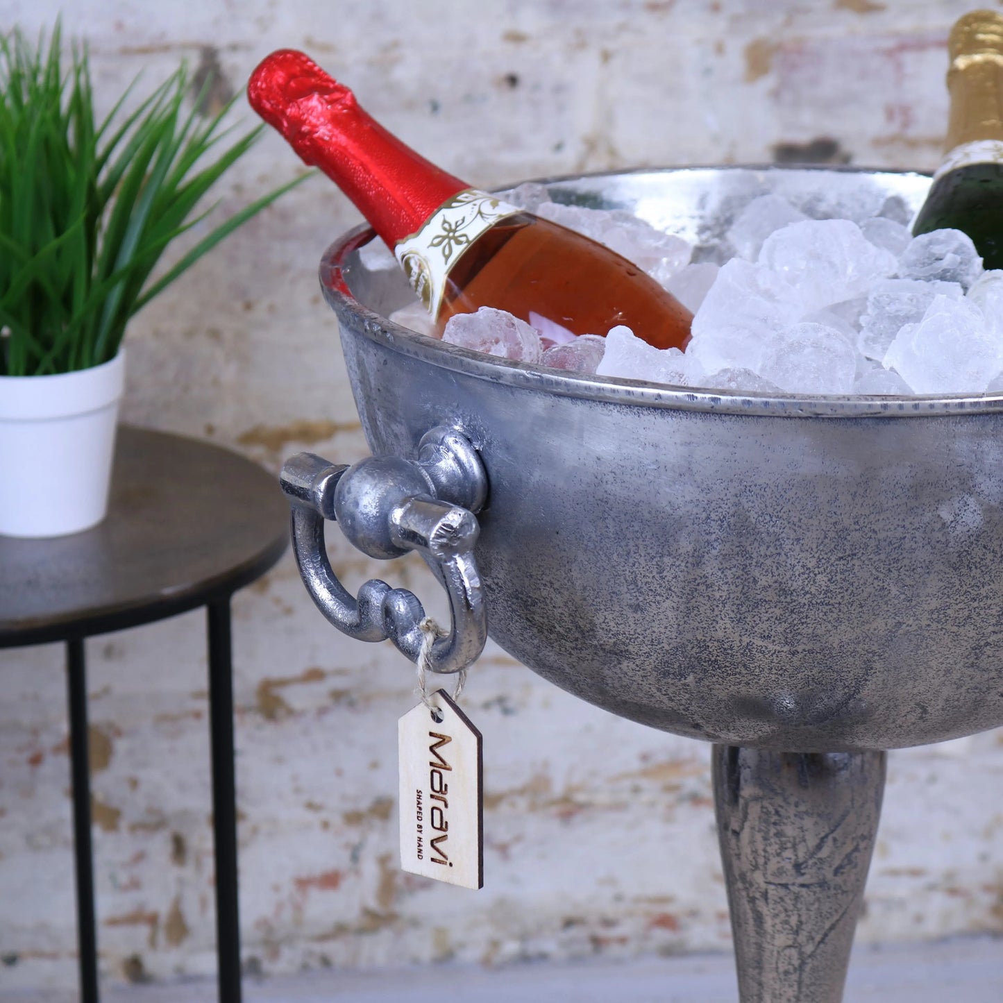 Tumbani Floor Standing Champagne Ice Bucket Tub