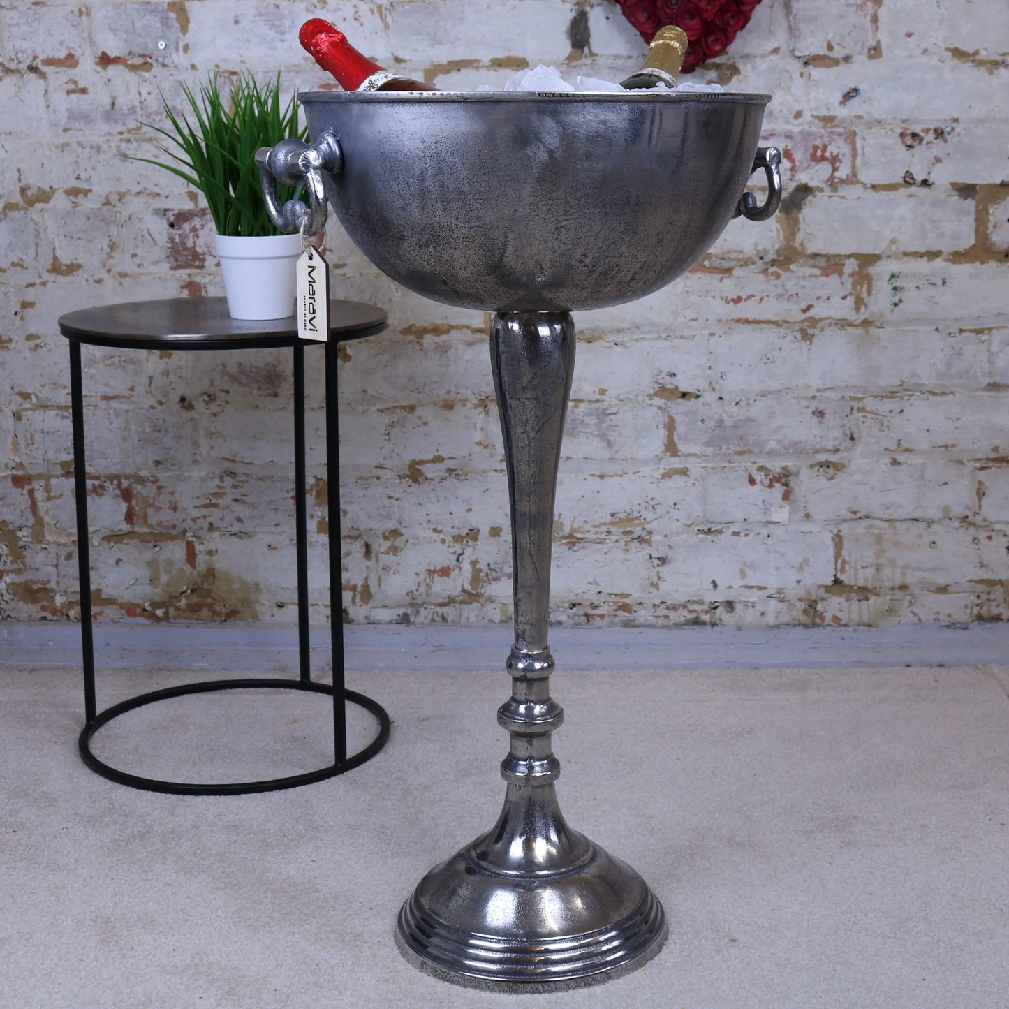 Tumbani Floor Standing Champagne Ice Bucket Tub
