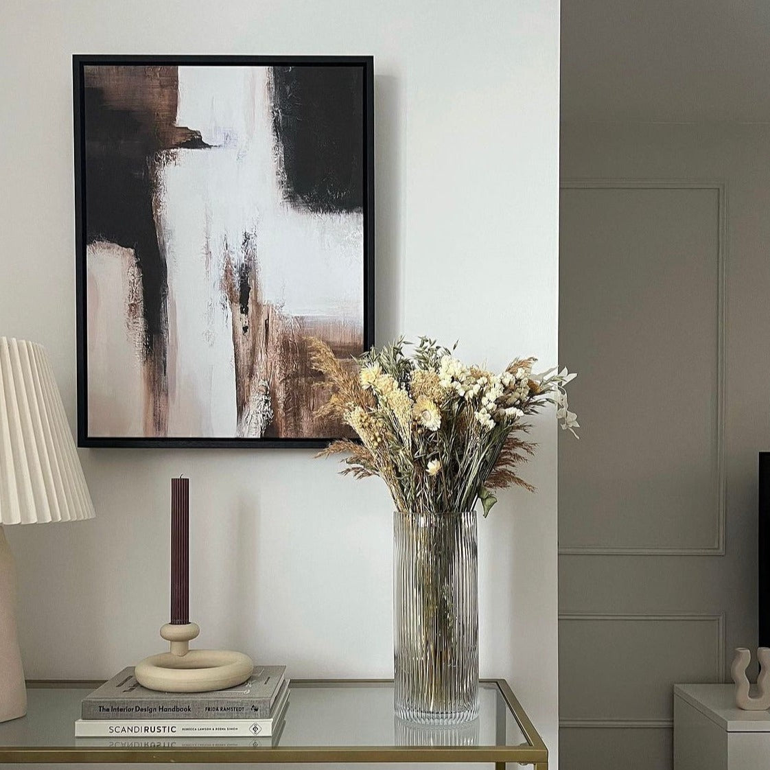 Casa II Portrait Framed Printed Canvas