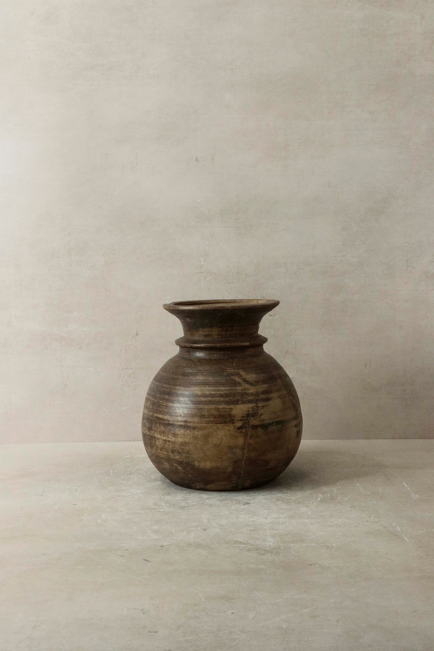 Vintage Teak Vase - 57.2