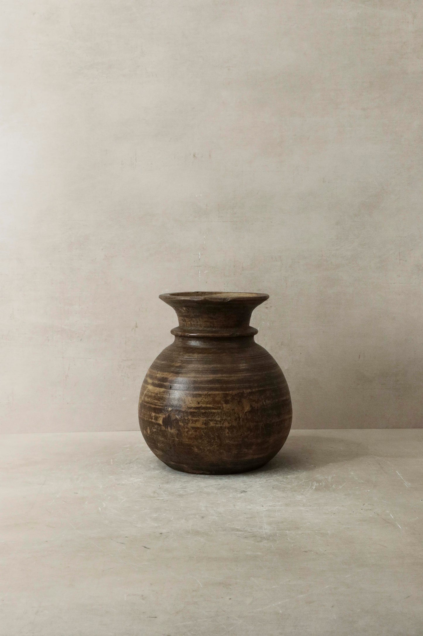 Vintage Teak Vase - 57.2