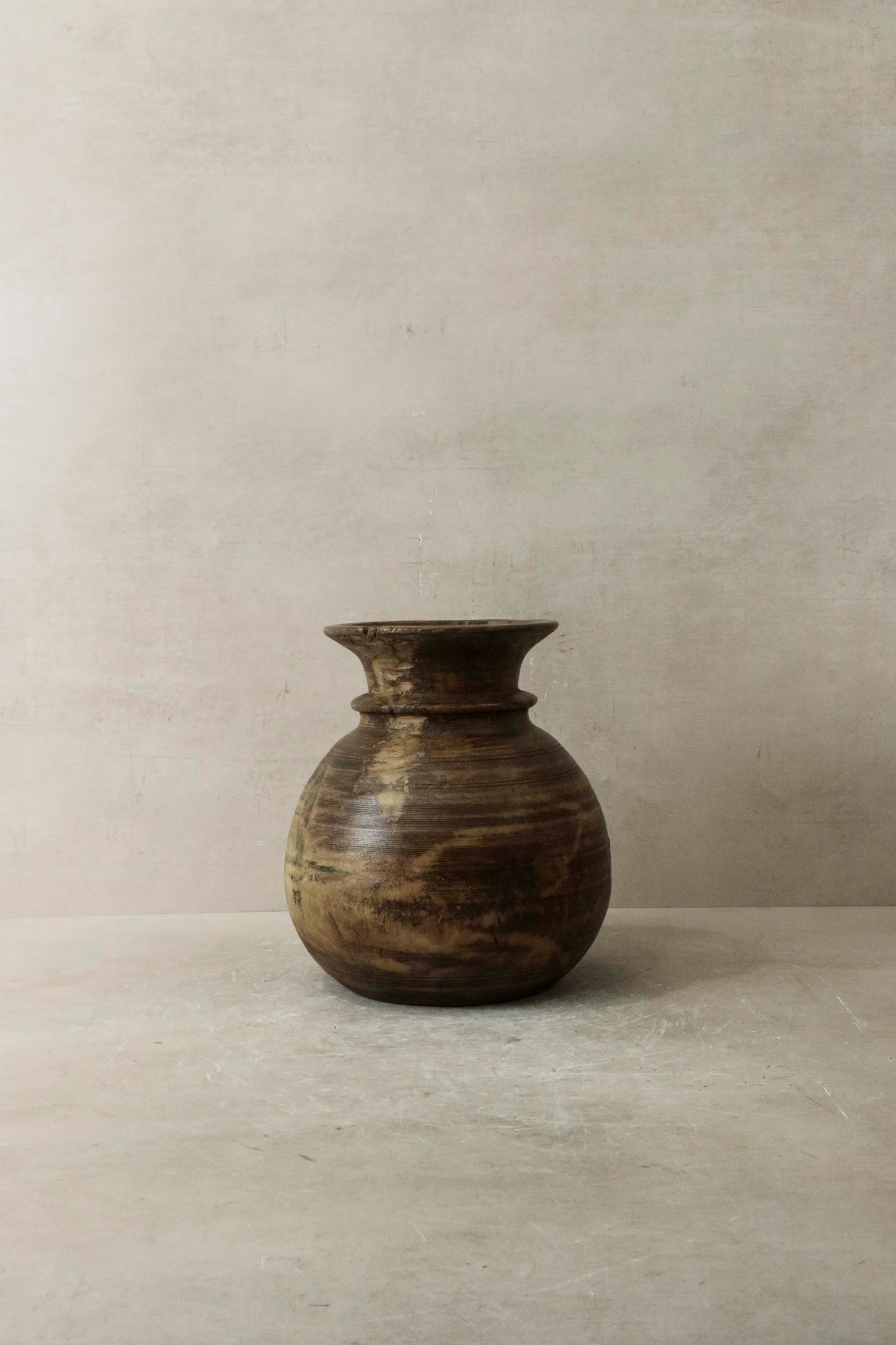 Vintage Teak Vase - 57.2