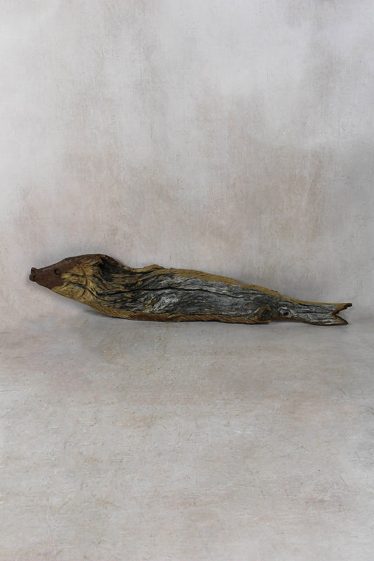 Driftwood Hand Carved Fish - 116.5