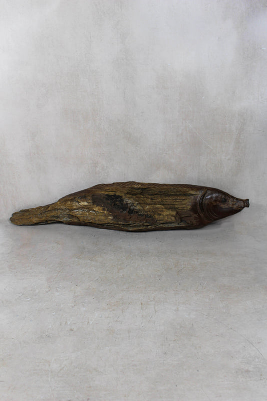 Driftwood Hand Carved Fish - 116.6