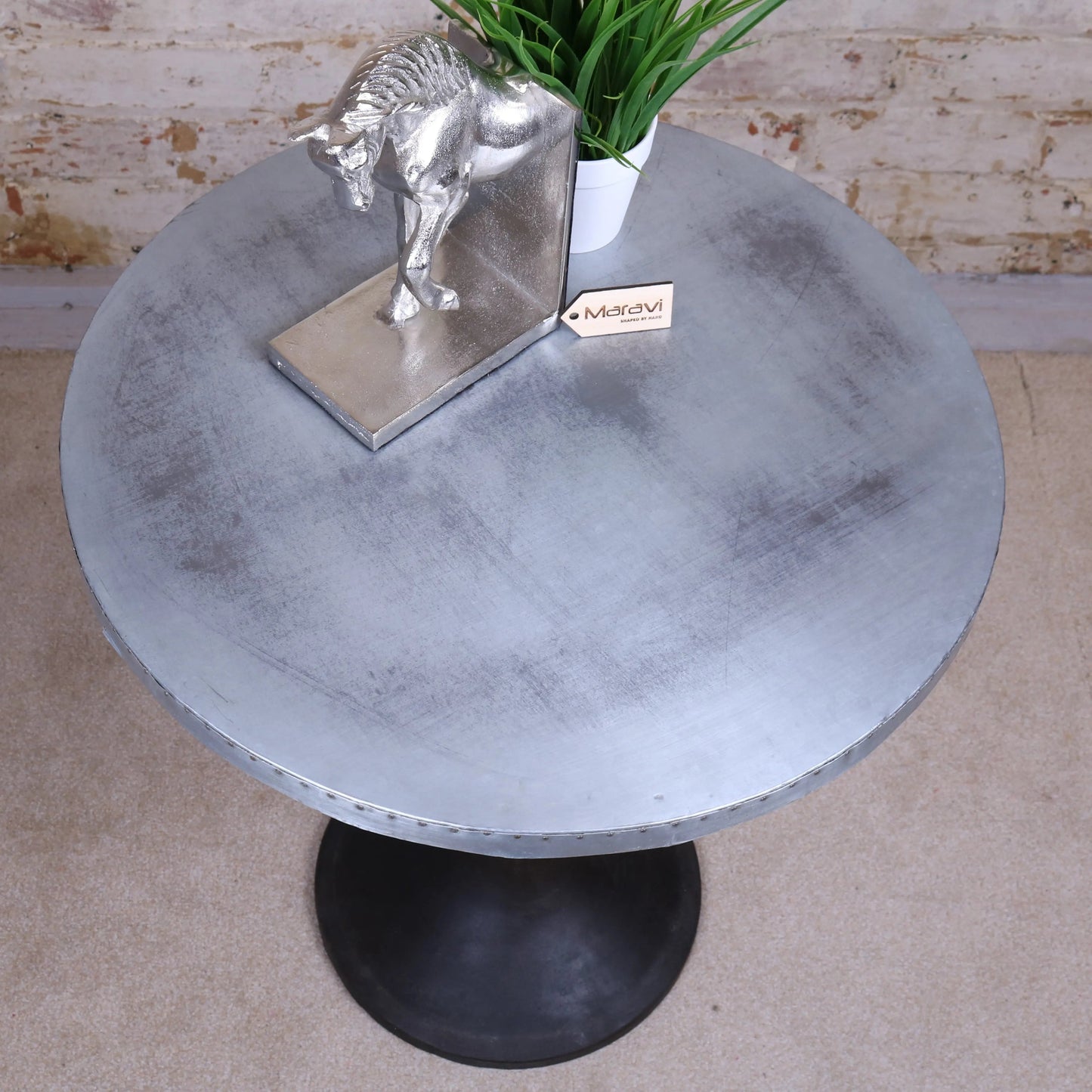 Hatra Industrial Style Side Table