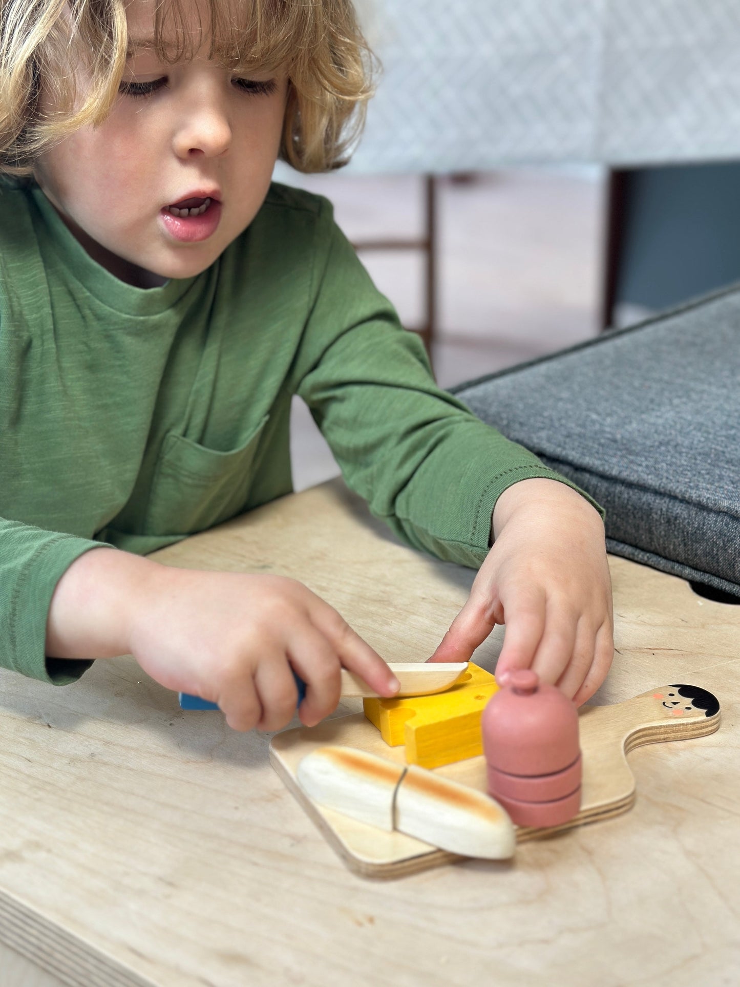 Smiley Charcuterie Chopping Board