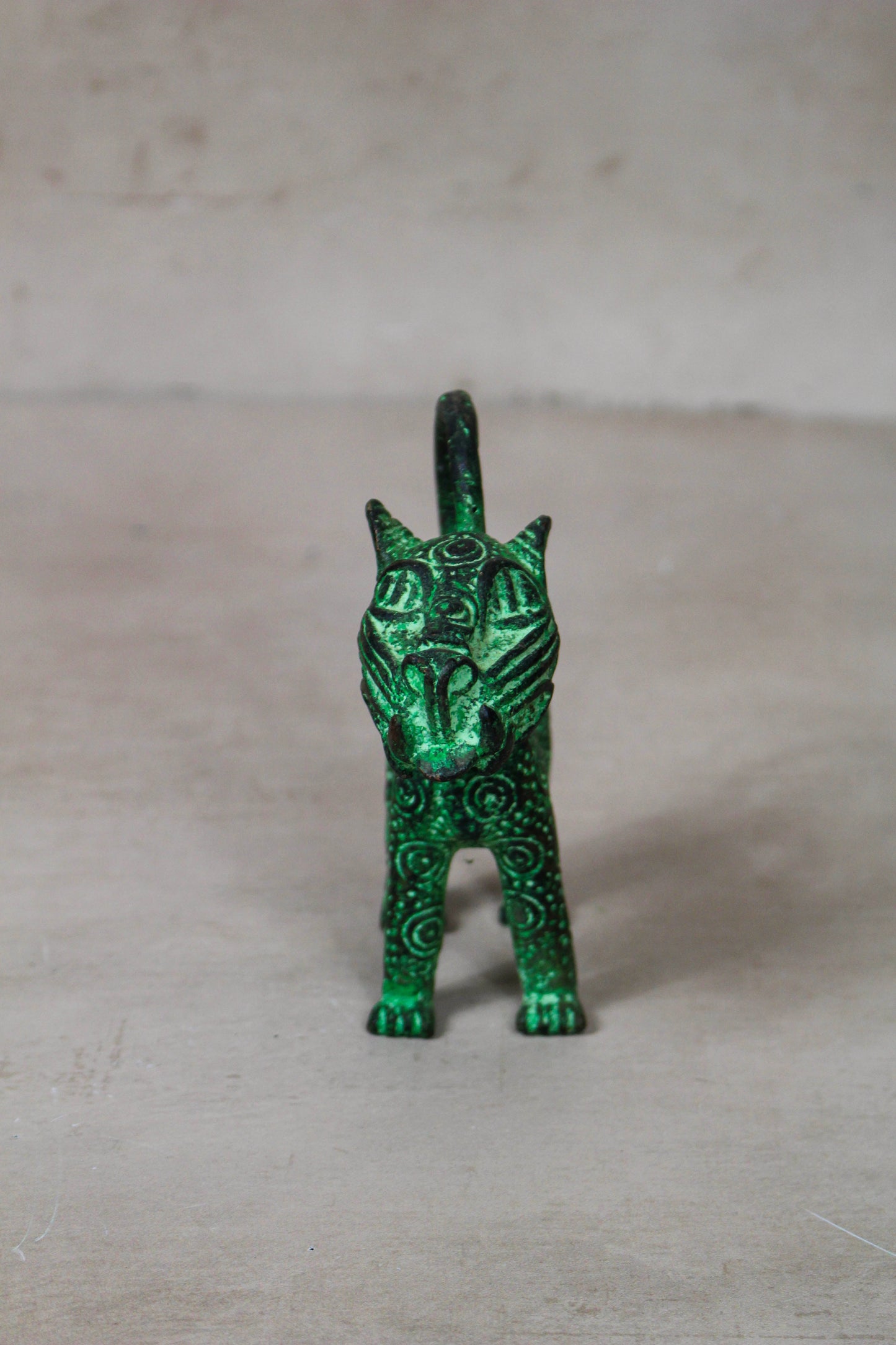 Benin Leopard sculpture - Bronze 56.19