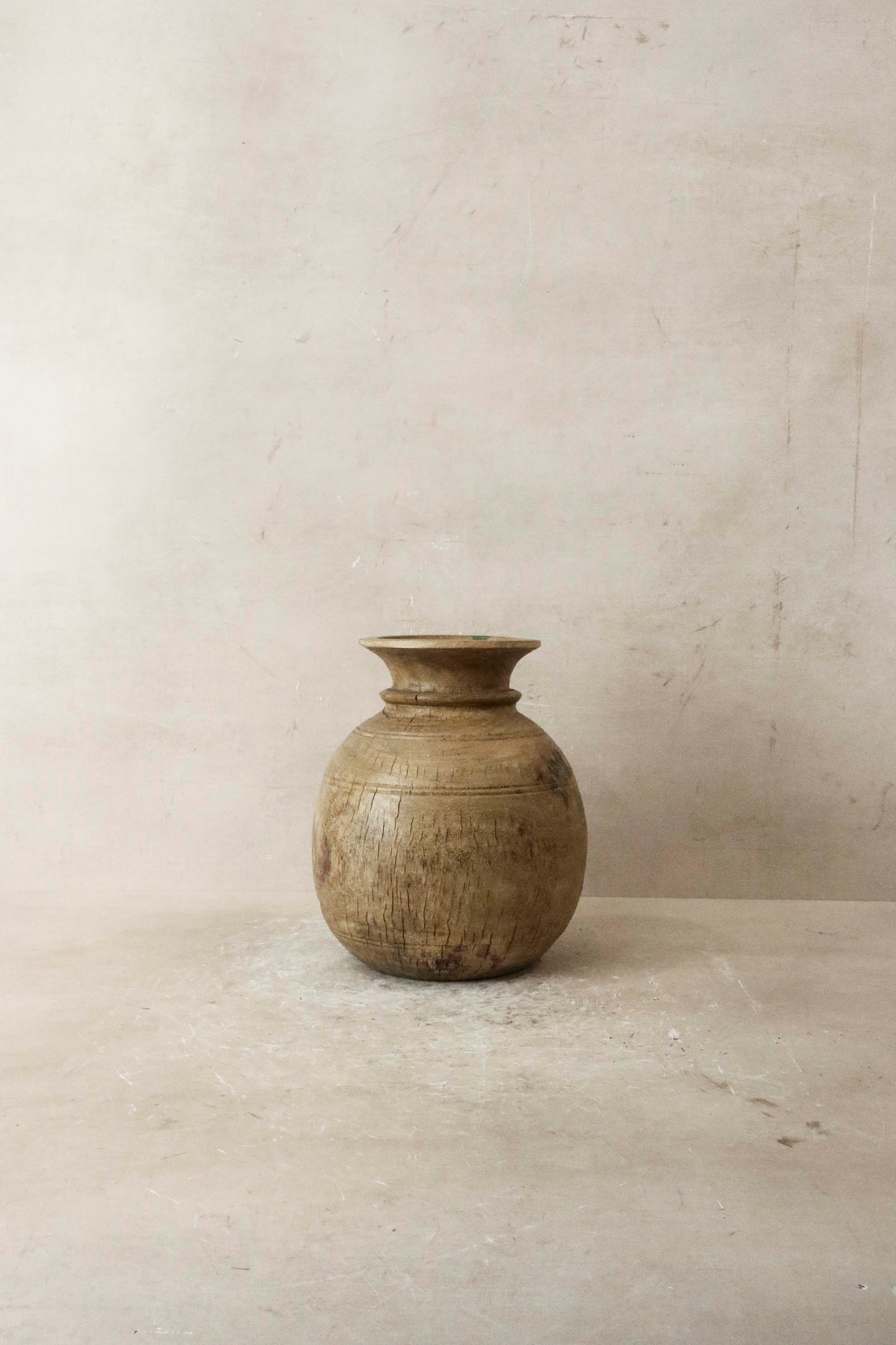 Vintage Teak Vase - 54.6