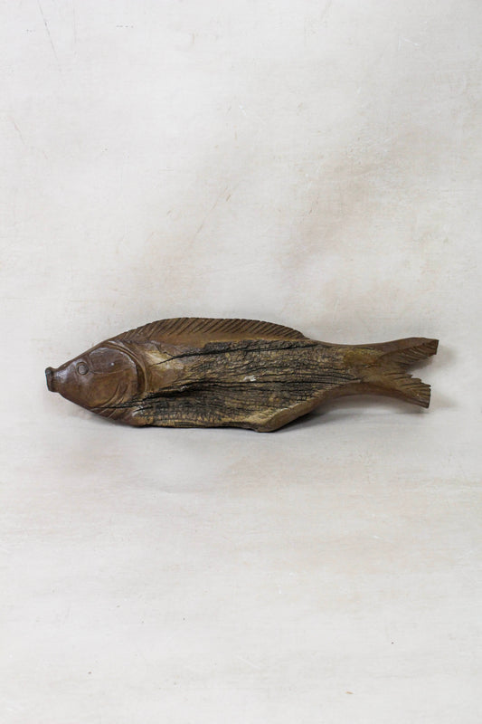 Driftwood Hand Carved Fish - 116.10