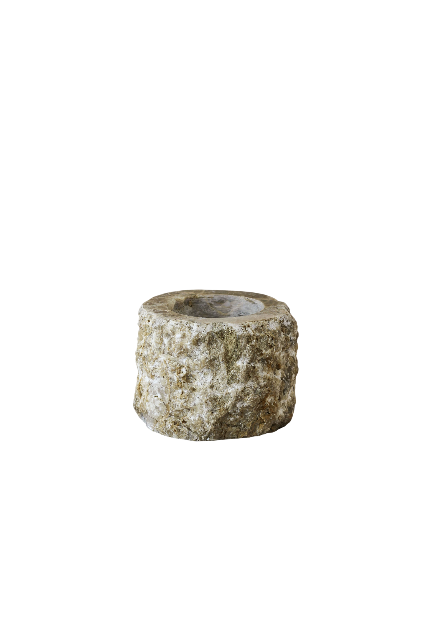 Rough Cut Onyx Candleholder XL 14.3