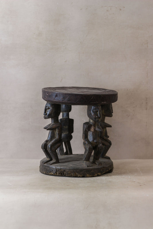 Vintage Baule Wood Side Table 85.1