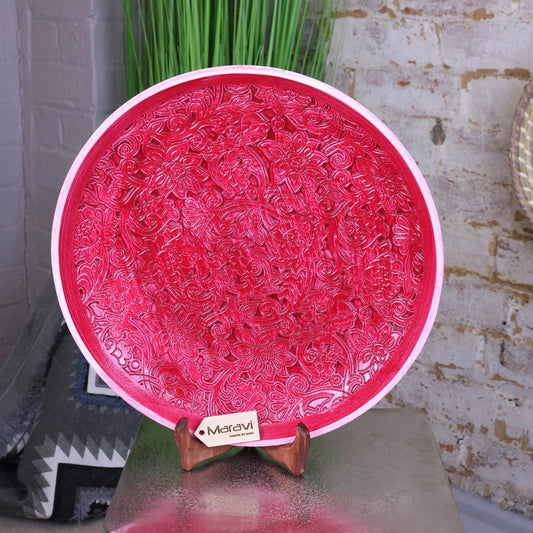 Paluru Fuchsia Pink Large Decorative Bowl