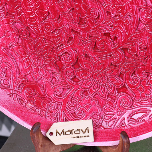 Paluru Fuchsia Pink Large Decorative Bowl