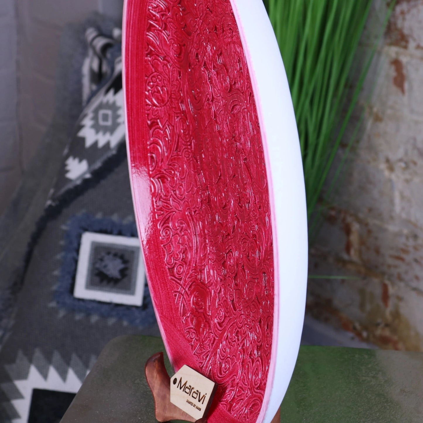 Paluru Fuchsia Pink Large Decorative Bowl