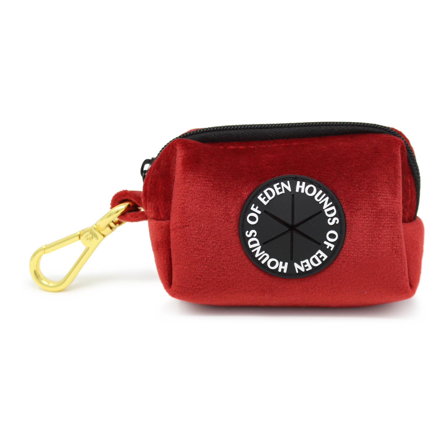 Ruby Red Velvet Poop Bag/Treat Holder