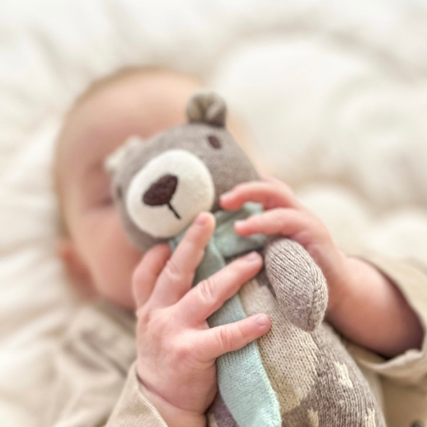 Fred The Bear Knitted Toy