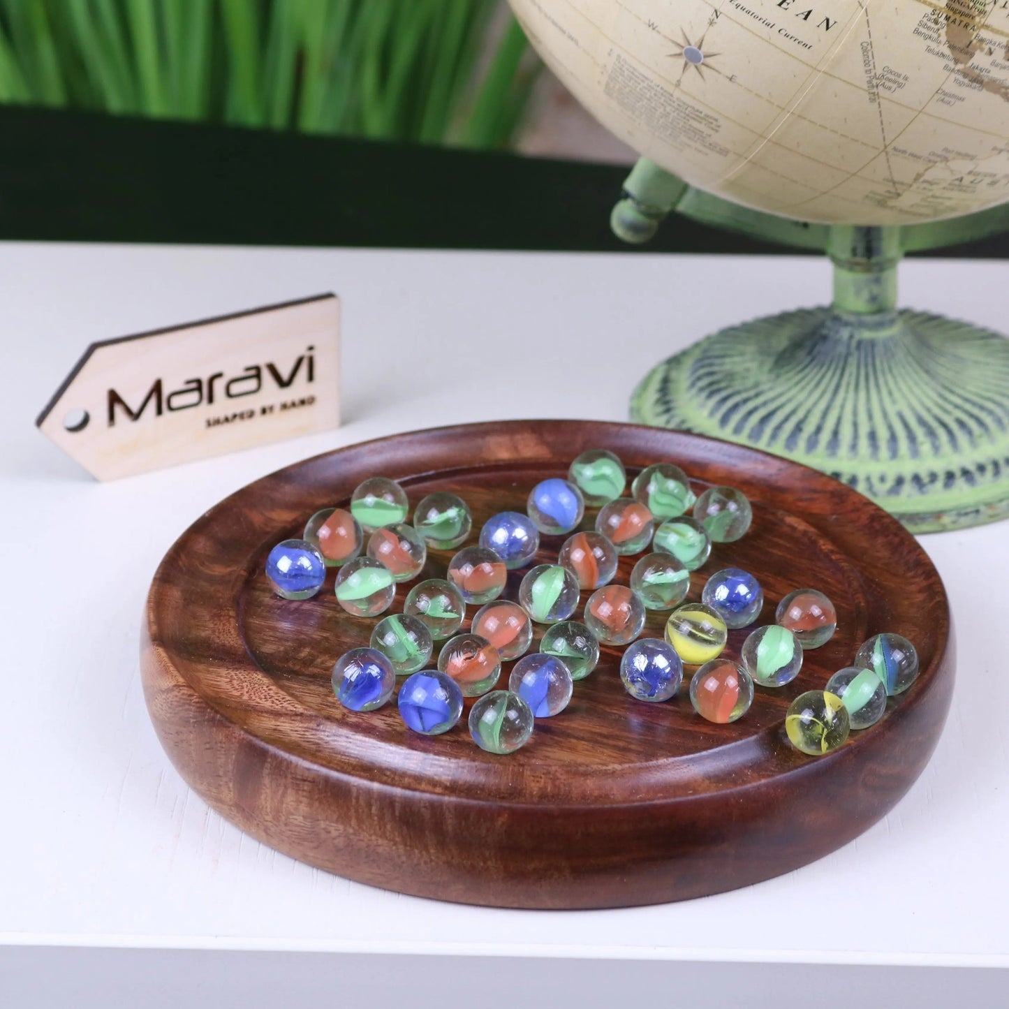 Jajur Wooden Solitaire Game