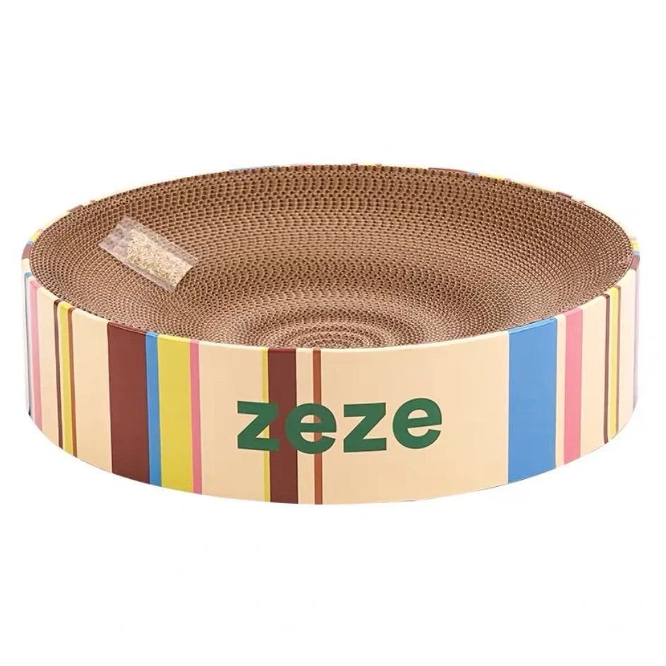 Retro Cat Scratcher Bed