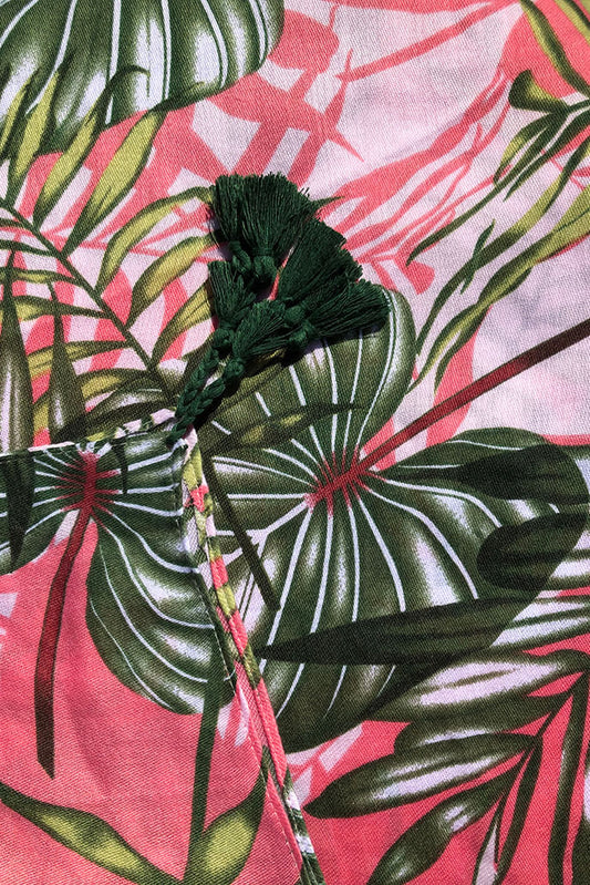 Louche Barkley Banana Leaf Print Scarf