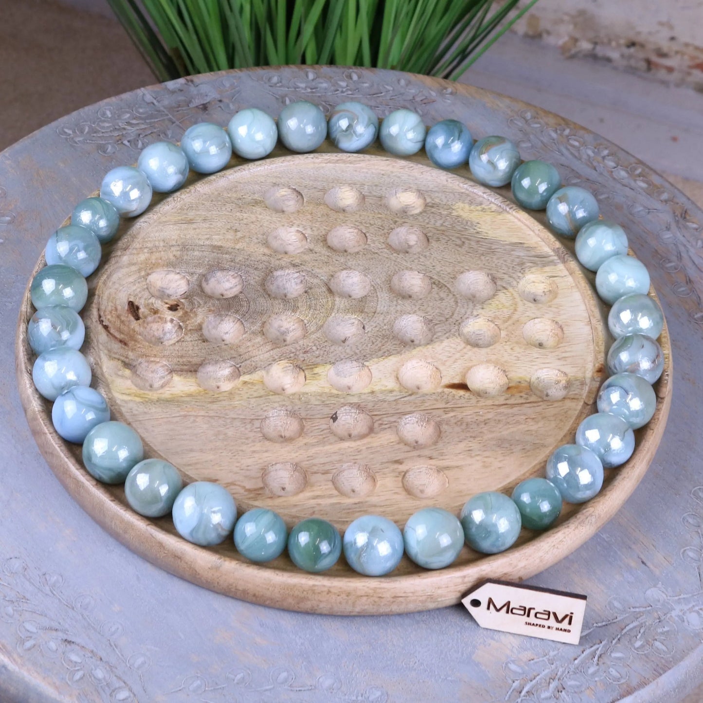 Dinod Large Wooden Solitaire Board Game Set