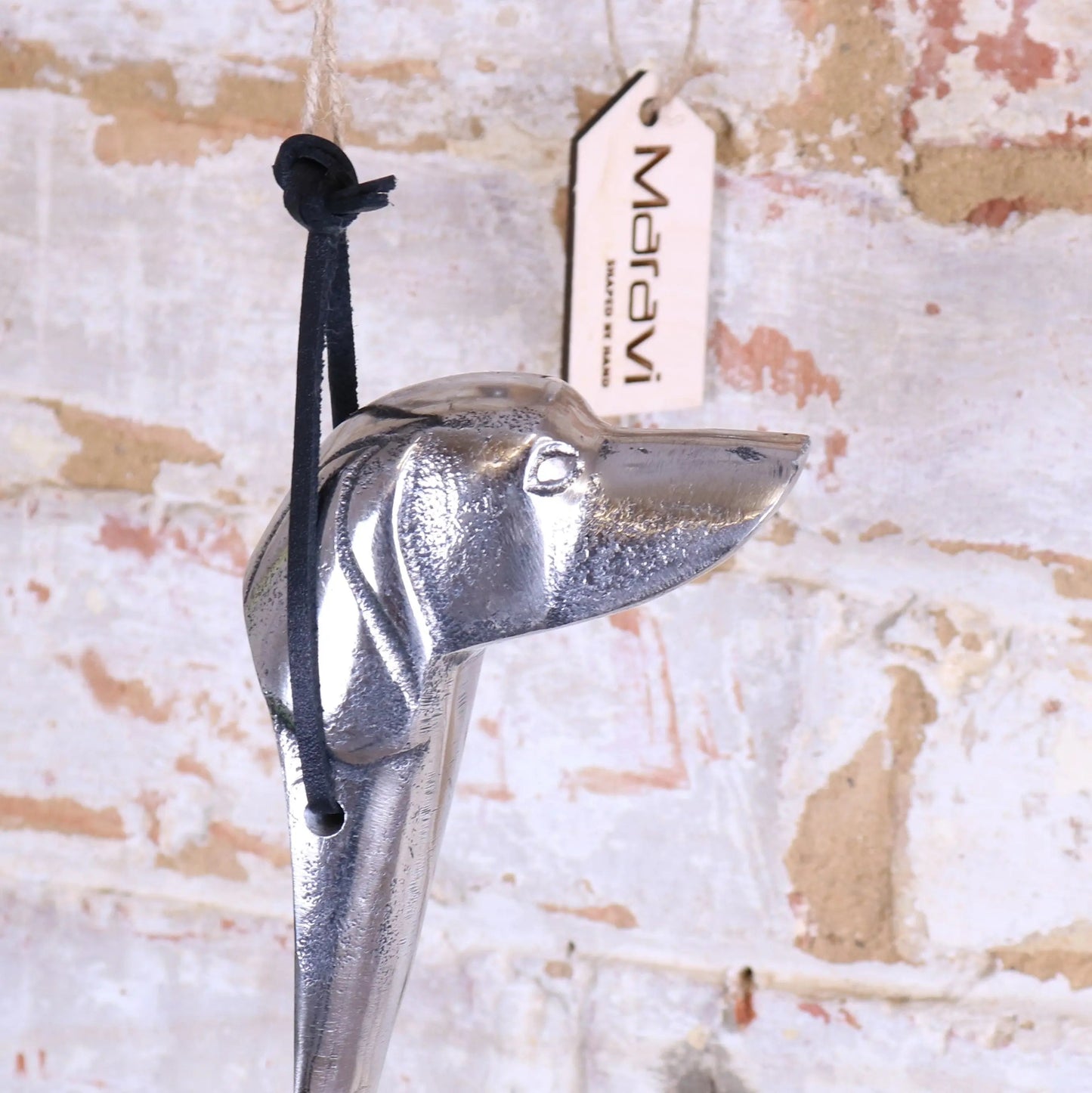 Khosa Animal Head Antique Style Metal Shoe Horn