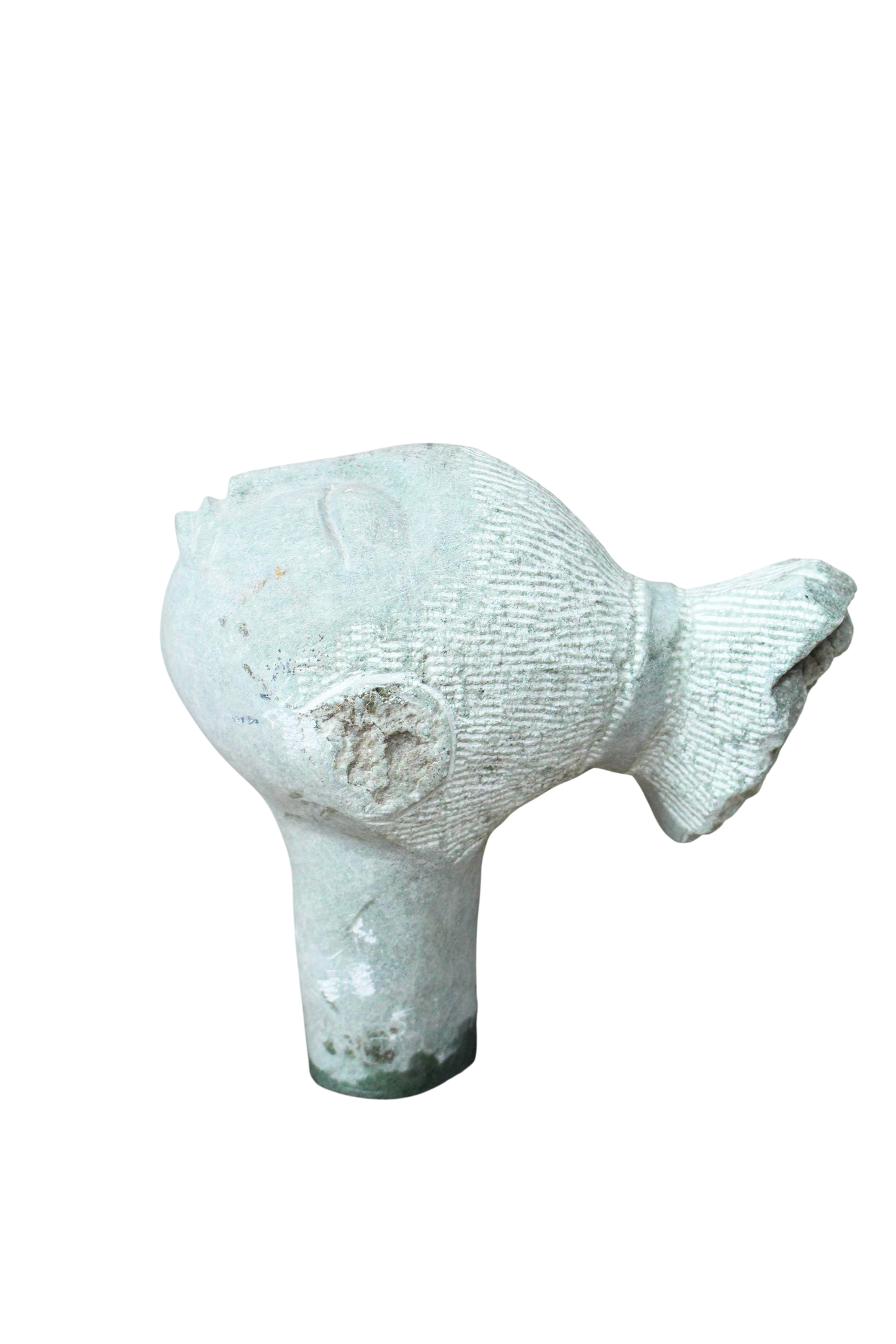 Stone head sculpture by Rizimu Chiwawa Zimbabwe 30.7