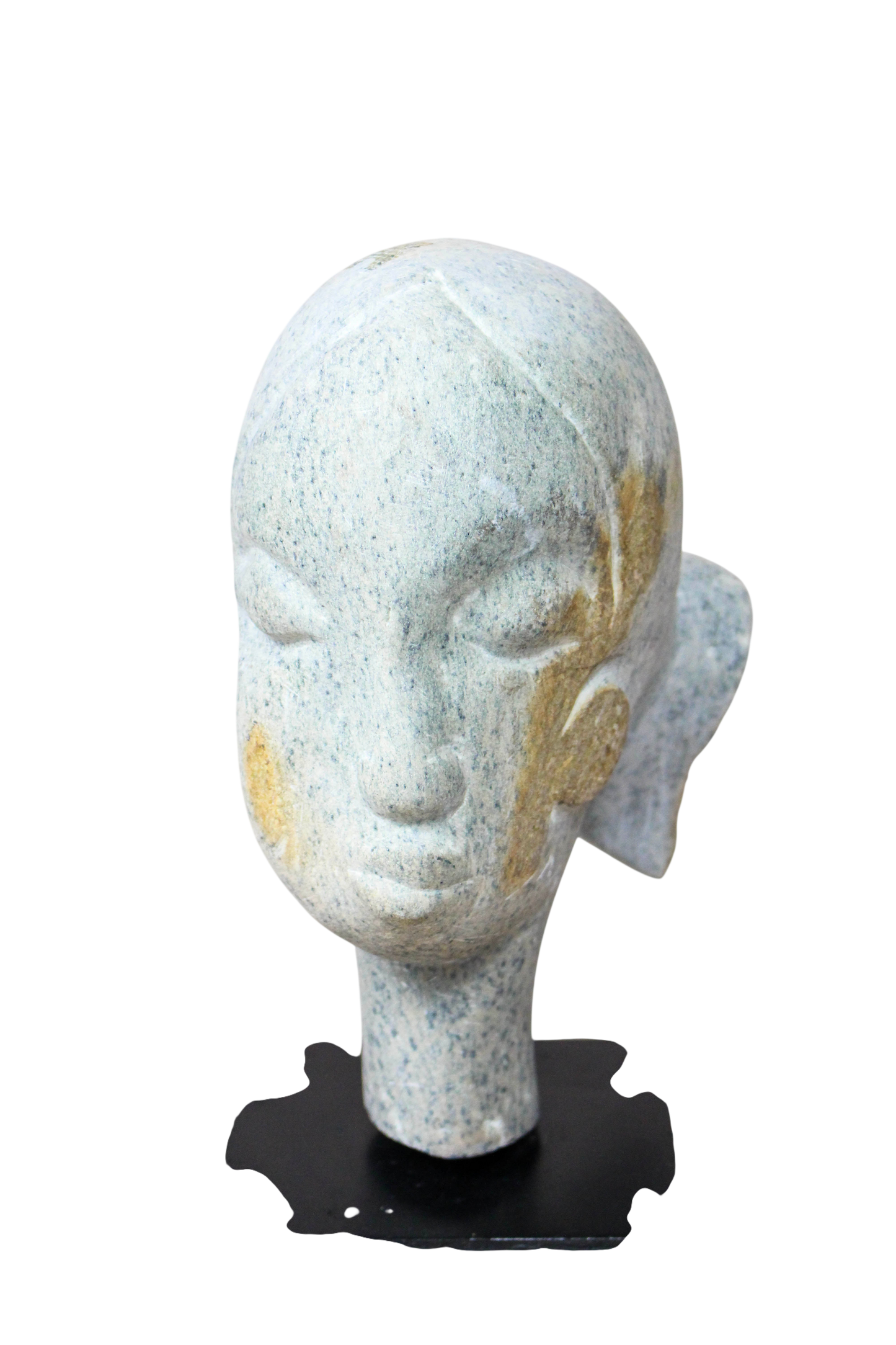Stone head sculpture by Rizimu Chiwawa Zimbabwe 30.4