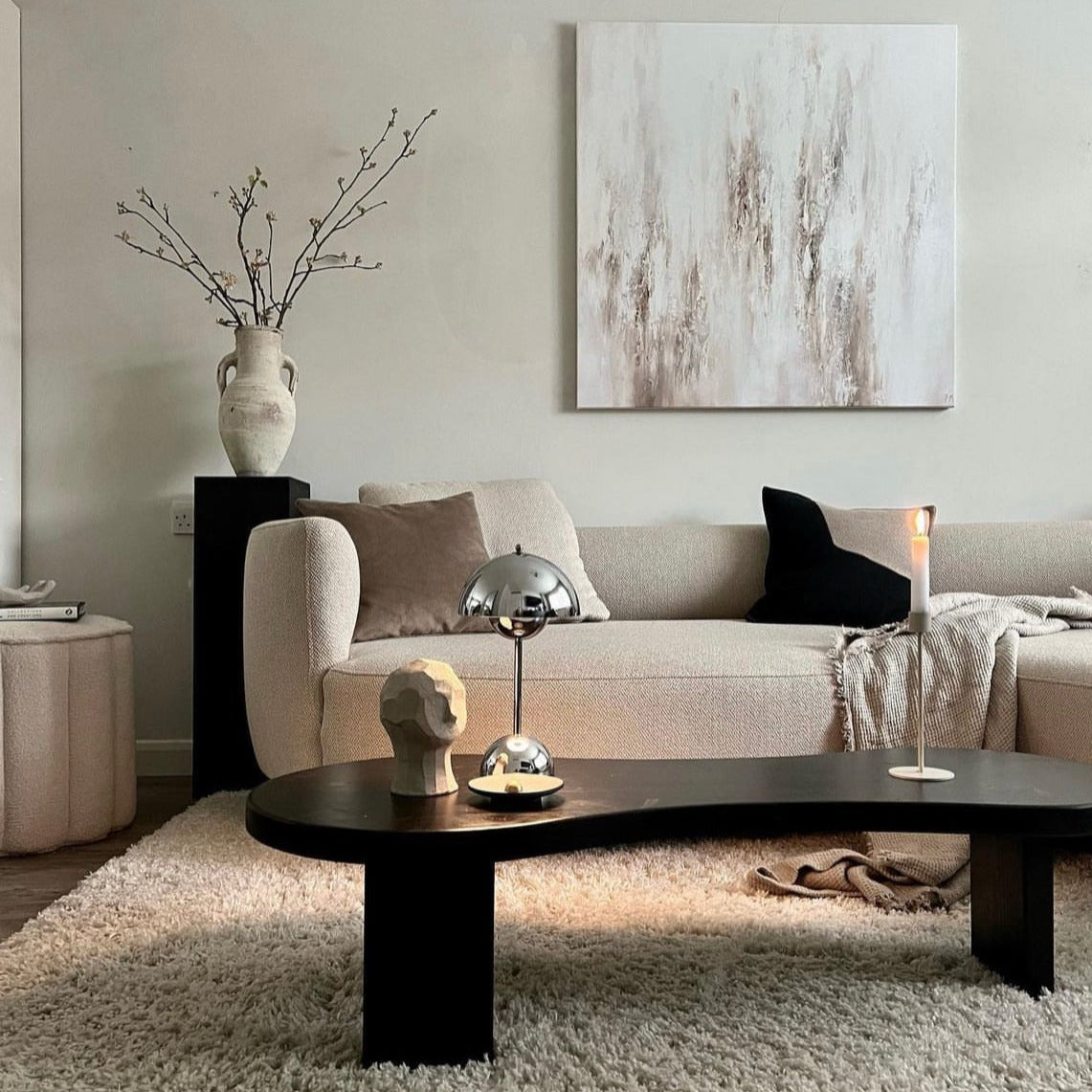 Forma Square Framed Printed Canvas